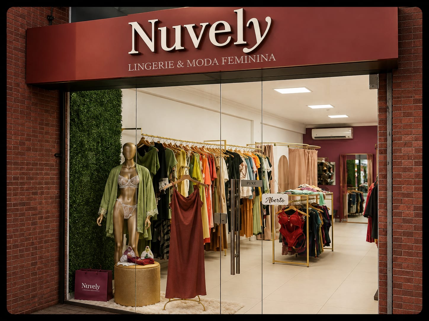 Fachada da loja Nuvely